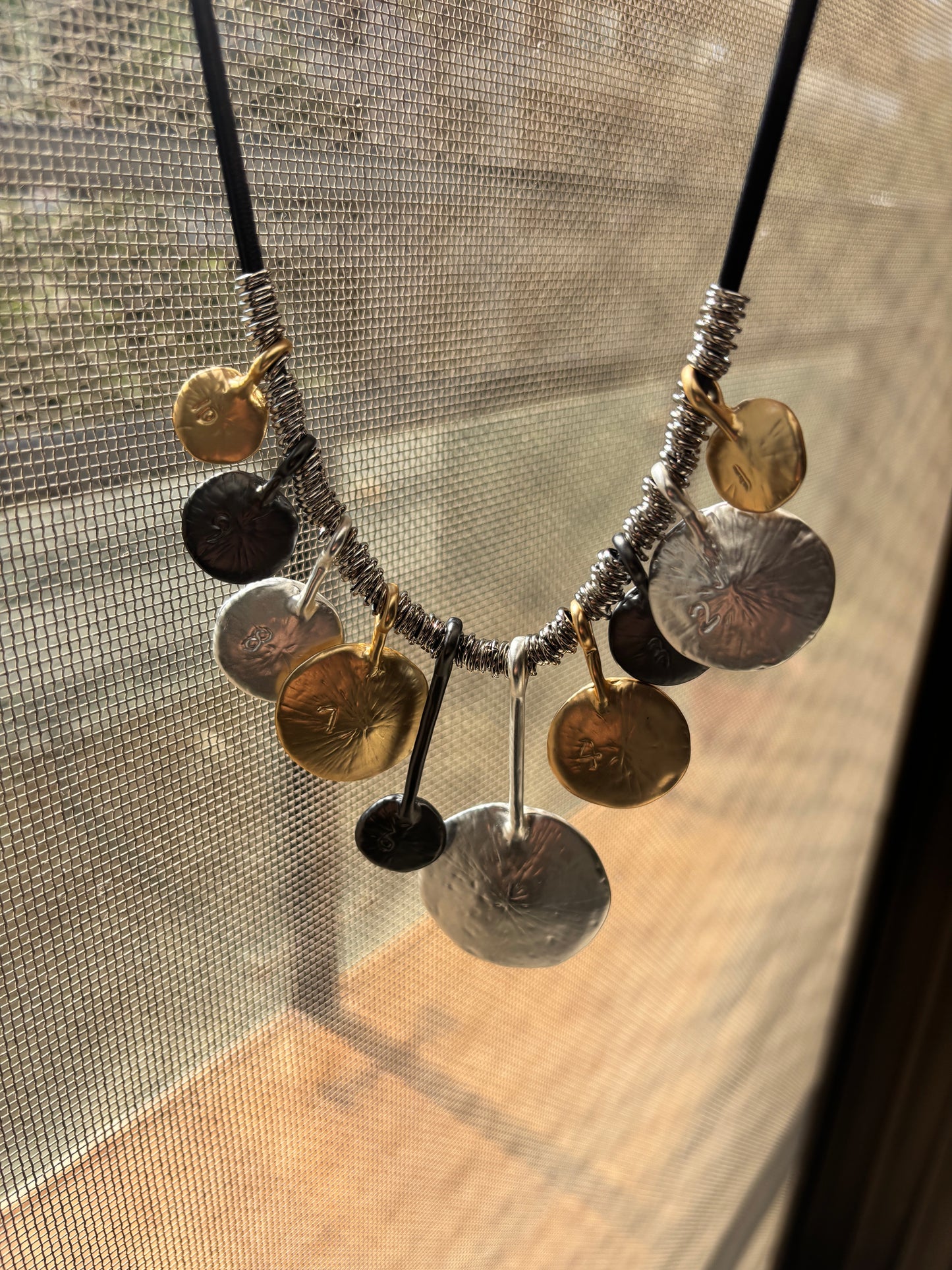 Black Zia Necklace
