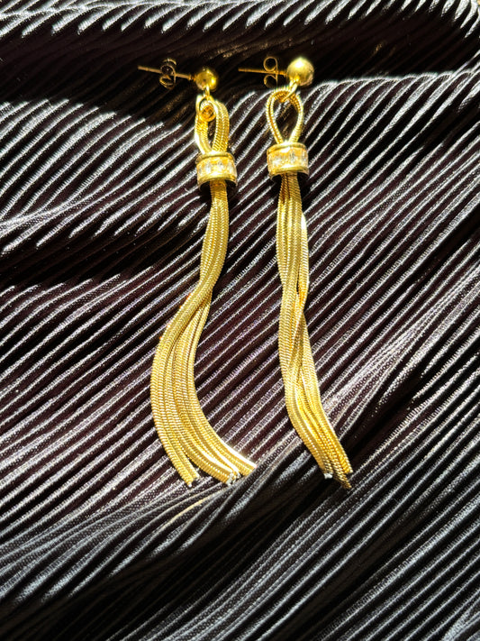 Chain Drop  Earrings