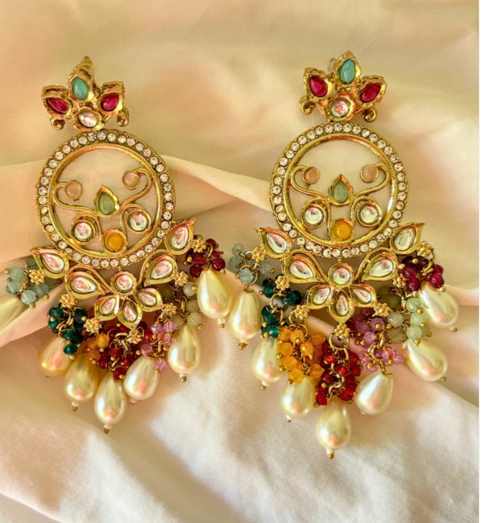 Multi Color Jhumkas