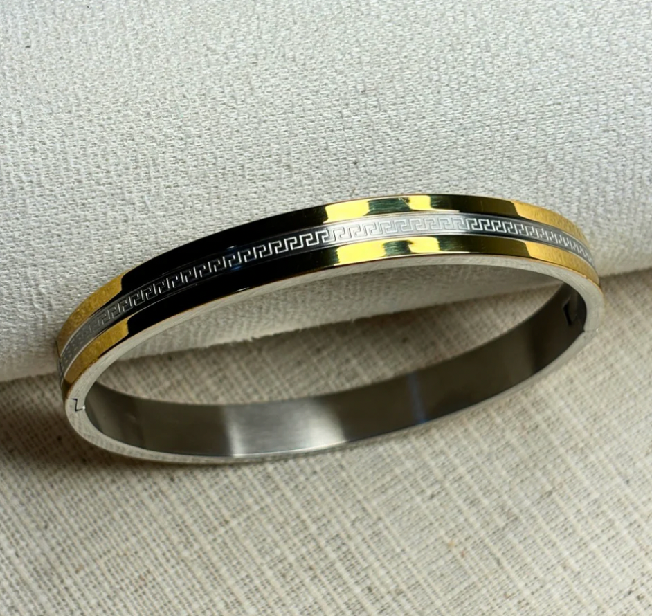 Gold Silver Men's Bracelet