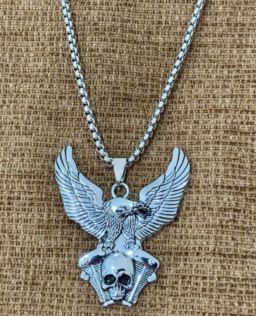 Eagle Skull Pendant