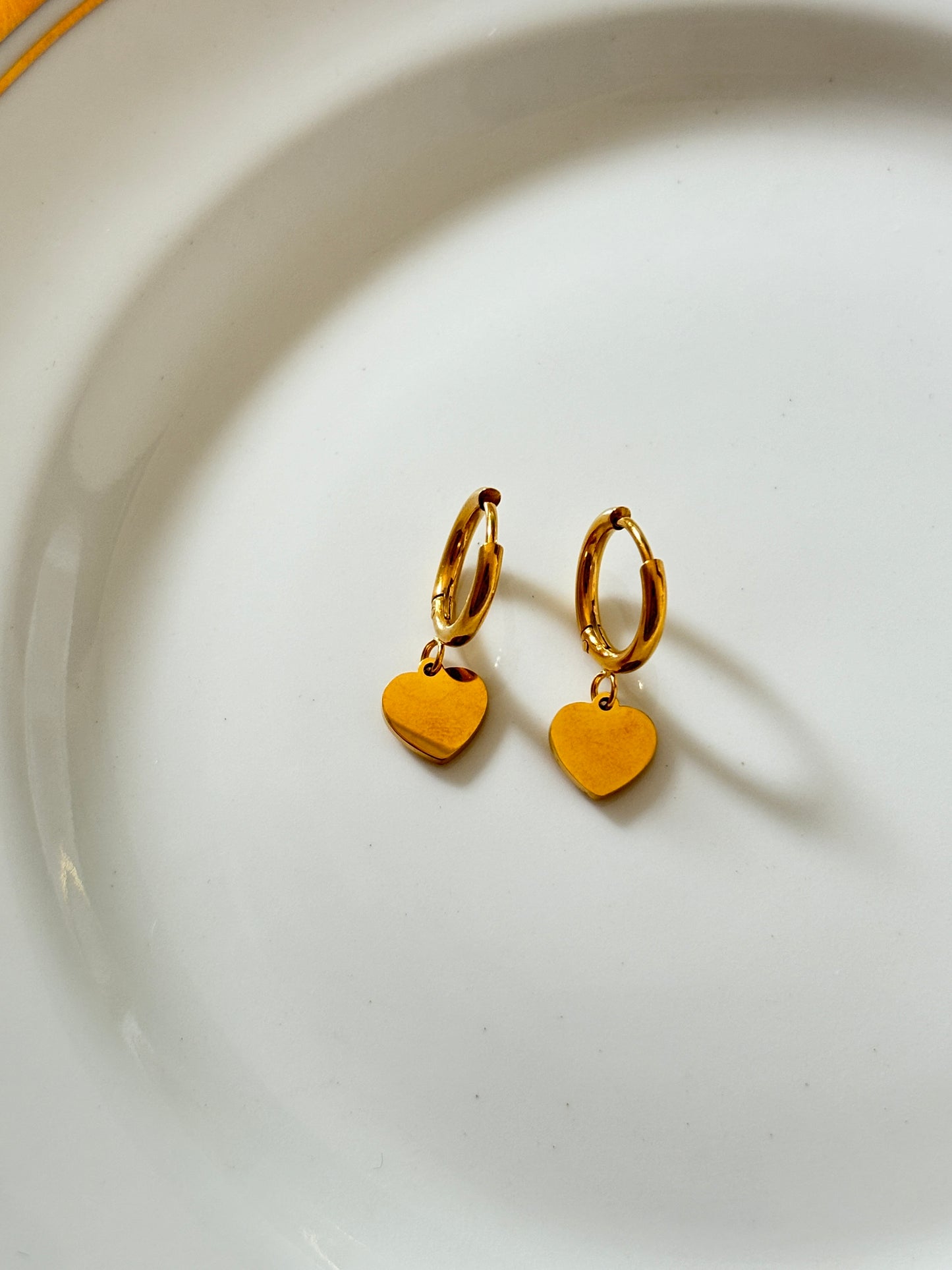 Heart Drop Earrings