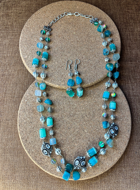 Sea Mist Beads Necklace