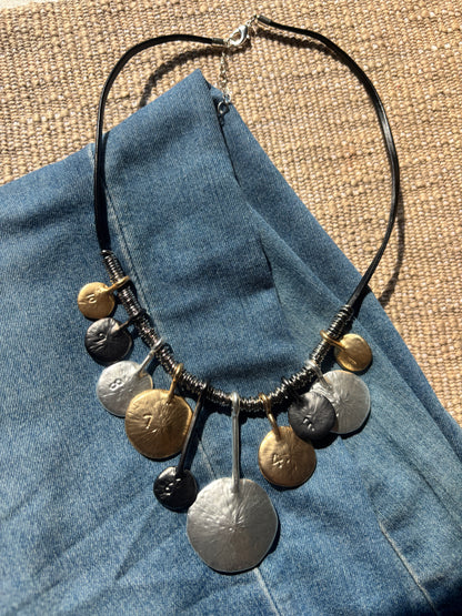 Black Zia Necklace
