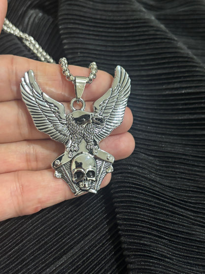 Eagle Skull Pendant