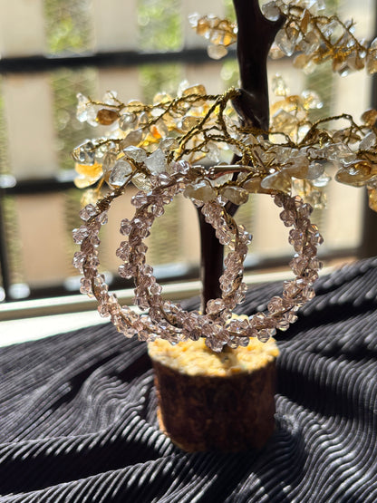 Beaded Hoops
