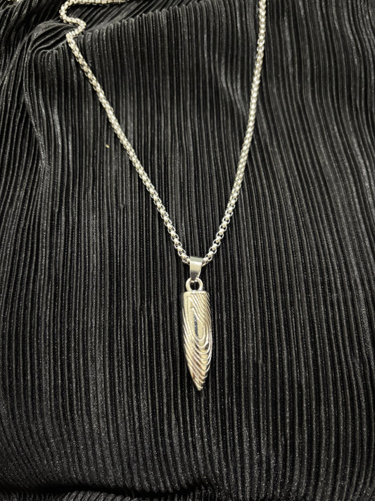 Mens Bullet Pendant Chain