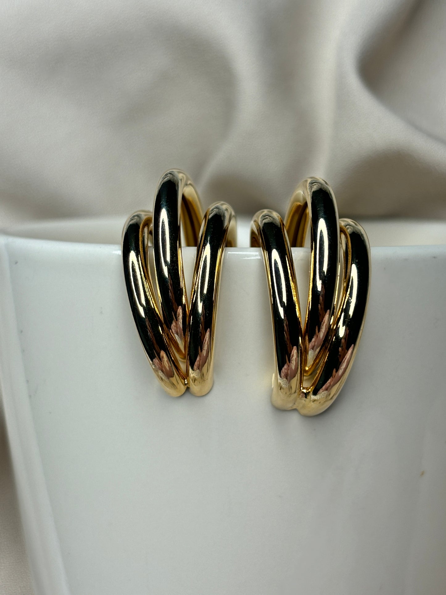 Triple Loop Earrings