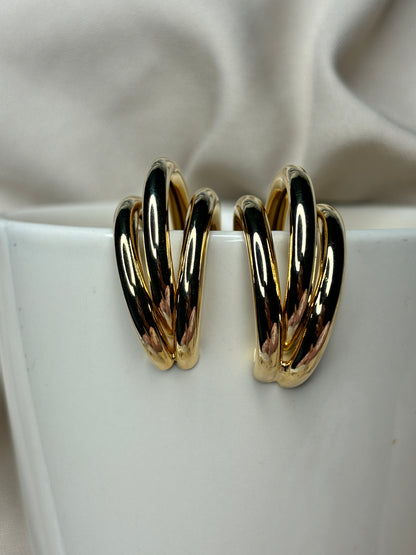 Triple Loop Earrings