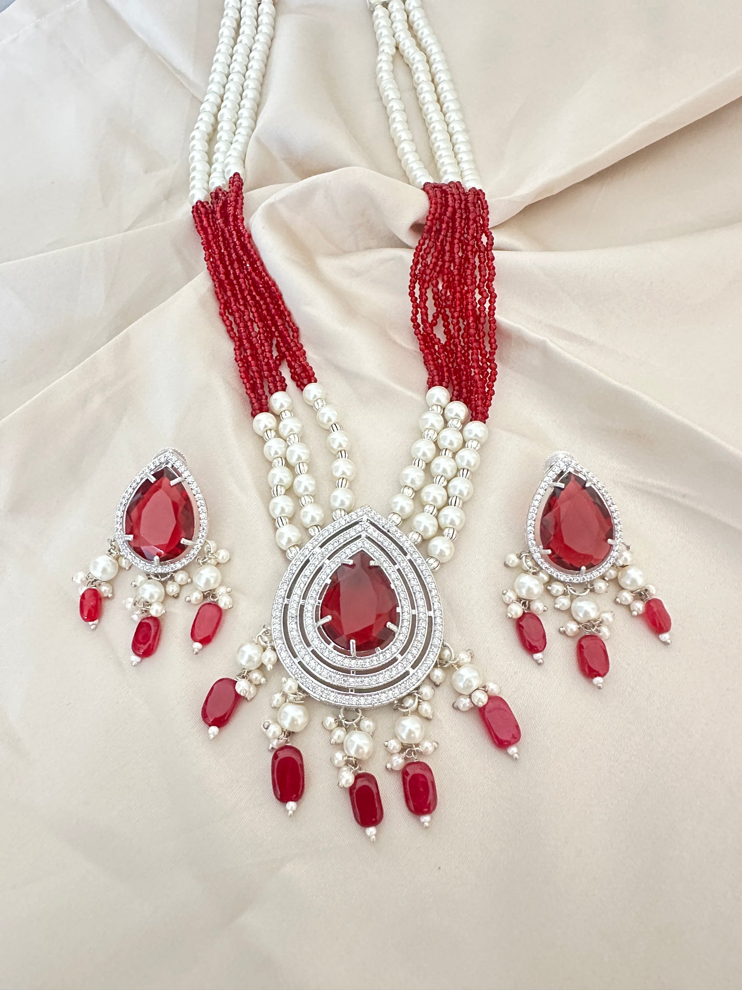 Ruby Pendant  set