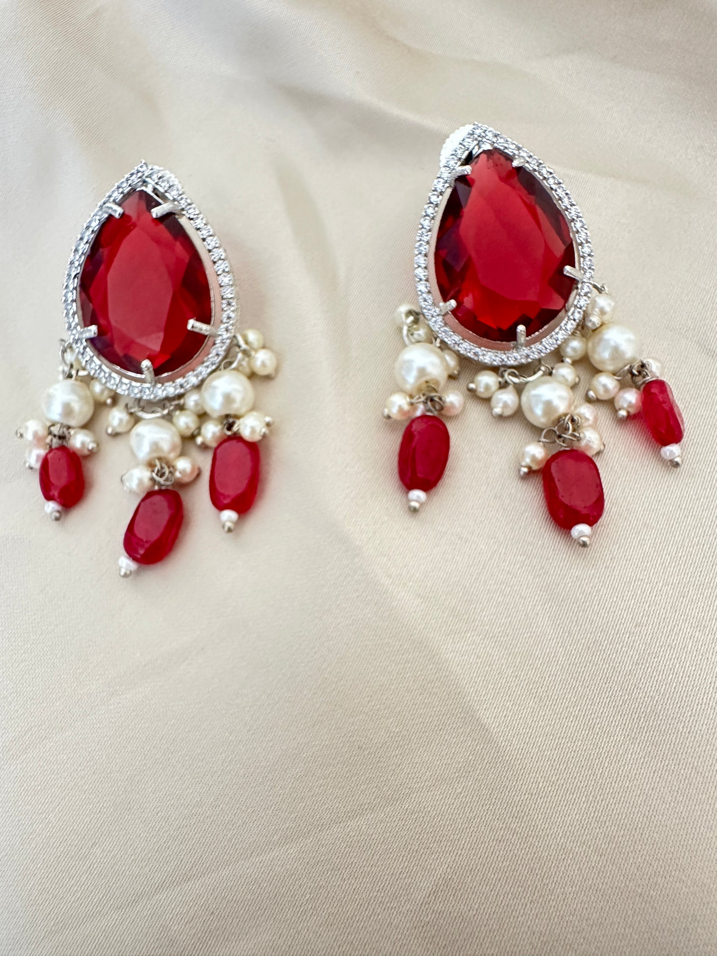 Ruby Pendant  set