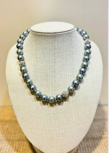 Grey Pearl Necklace