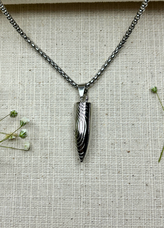 Mens Bullet Pendant Chain