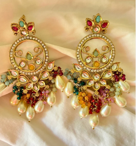 Multi Color Jhumkas