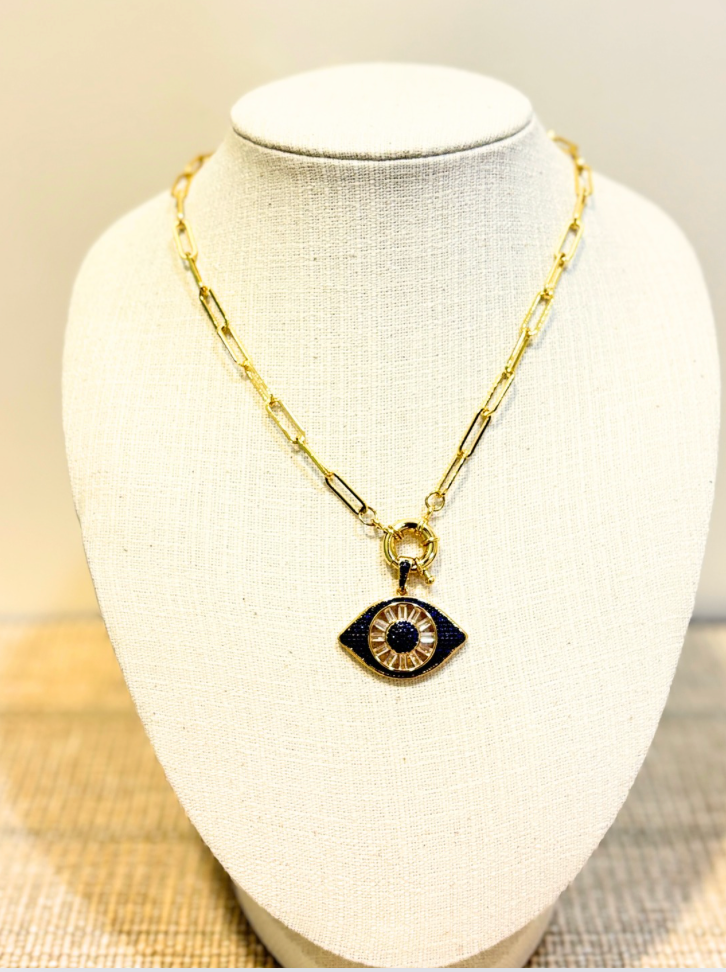 Evil Eye Linked Necklace