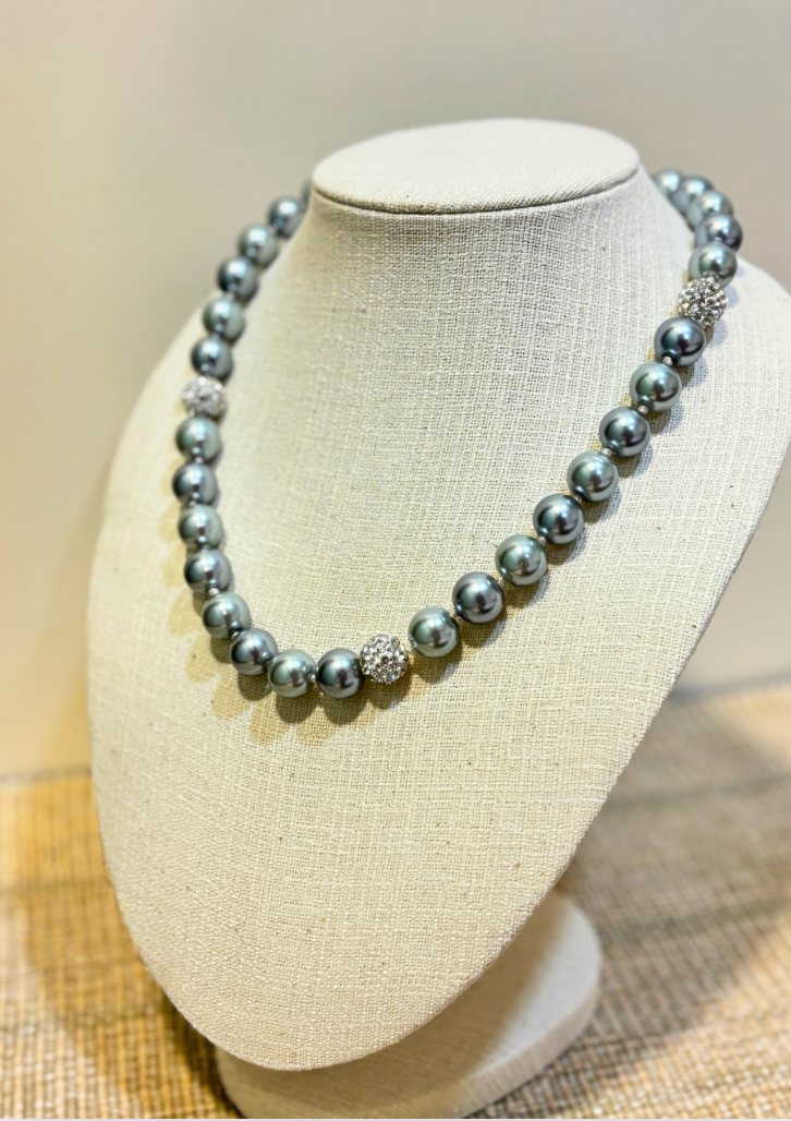 Grey Pearl Necklace