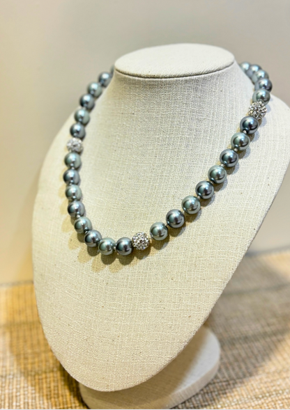 Grey Pearl Necklace