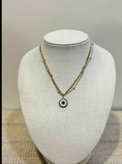 Evil Eye Layered Necklace