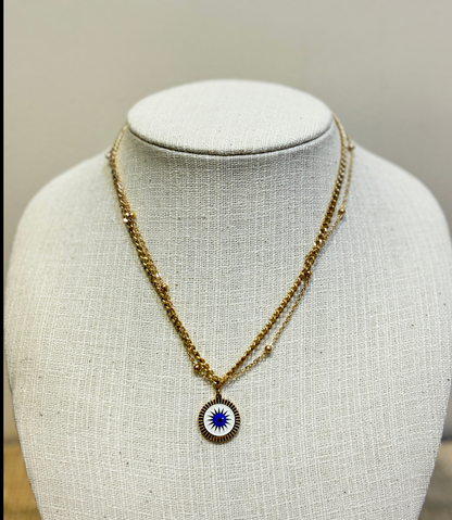 Evil Eye Layered Necklace