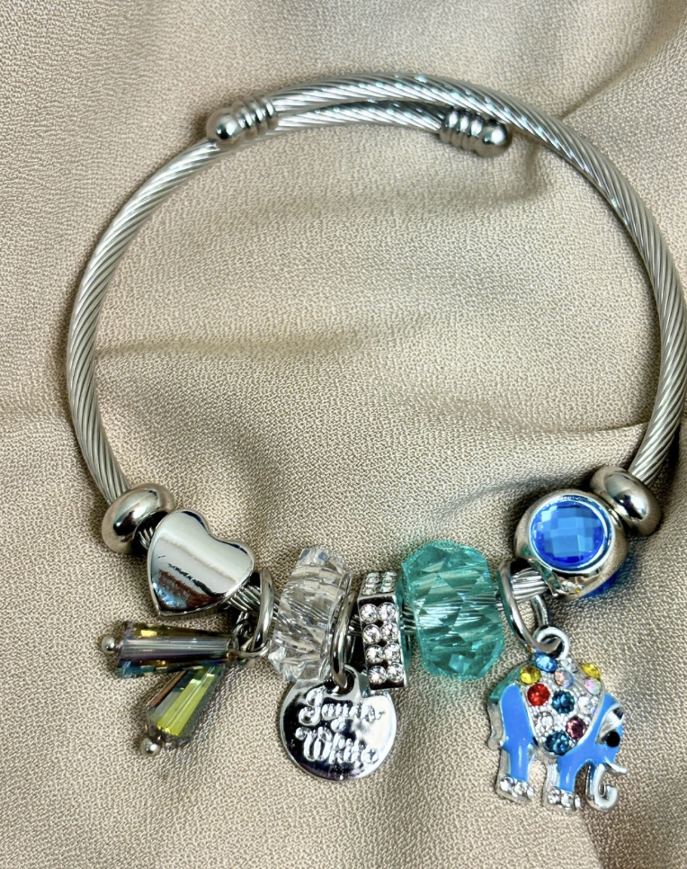 Blue Elephant Pandora Bracelet