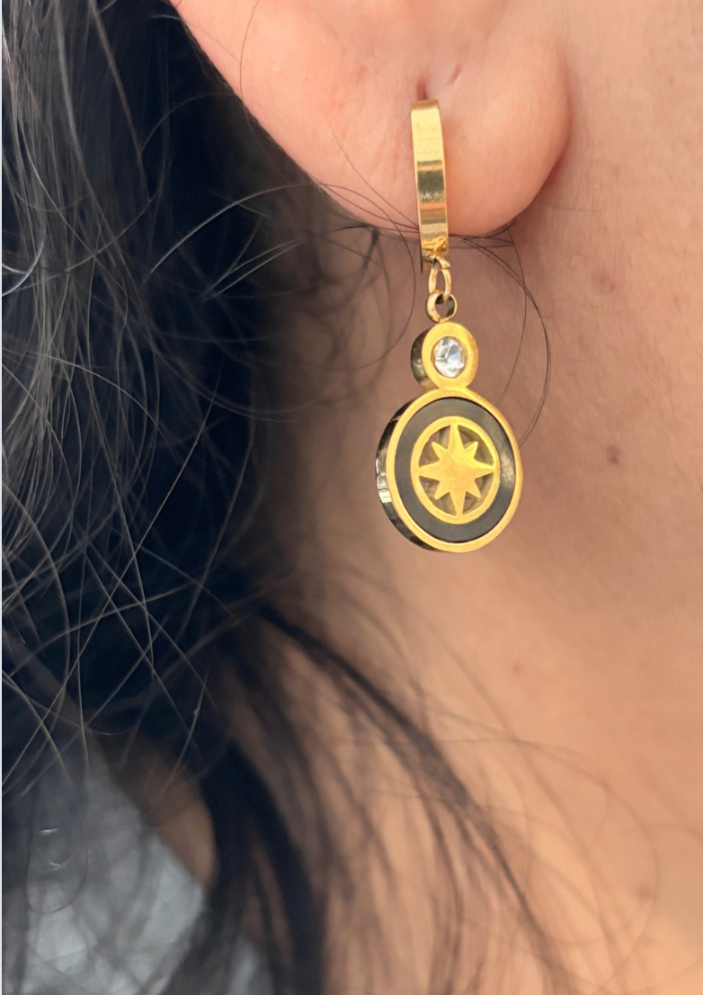 Star Drop Earrings