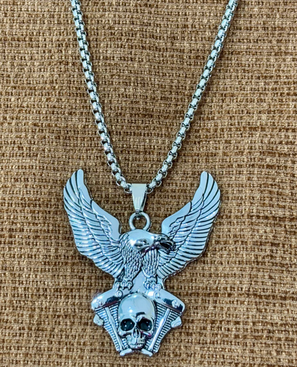 Eagle Skull Pendant