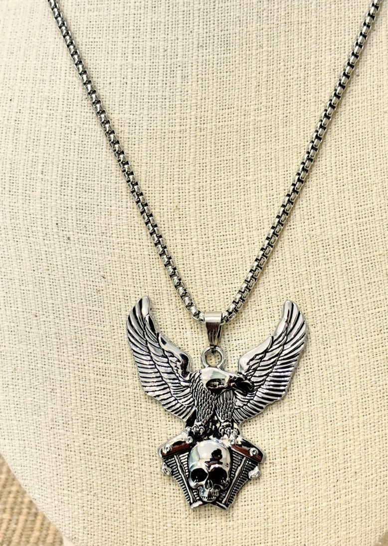 Eagle Skull Pendant